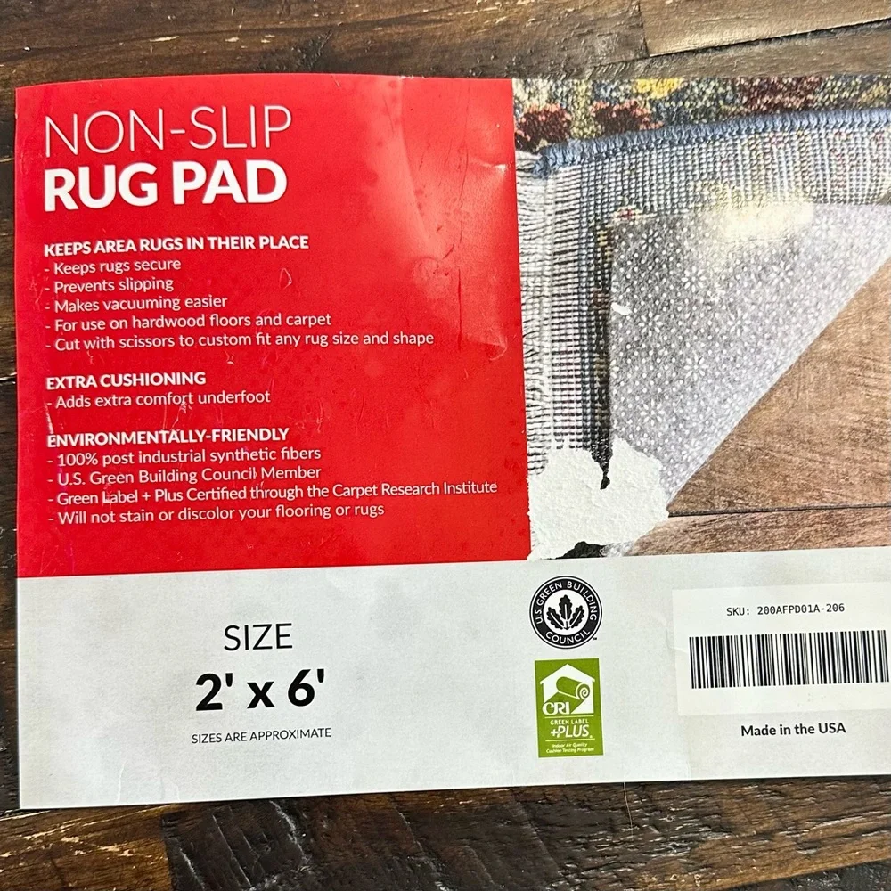 Non-Slip Rug Pad 2' x 6'